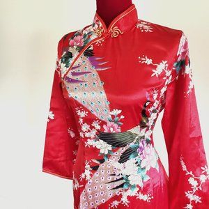Chinese Traditional Long Cheongsam Qipao Dress (Size L-US 6)